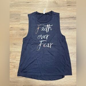 Raw Threads - Blue - Sleeveless Graphic Muscle Tee